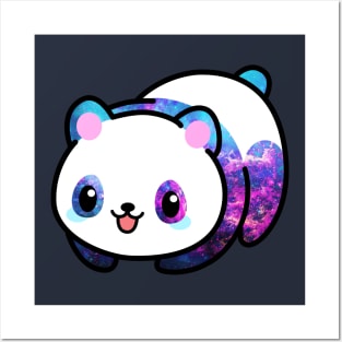 Kawaii Galactic Mighty Panda Posters and Art